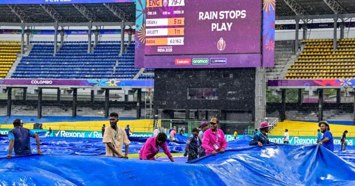 Rain saved England in match against Pakistan