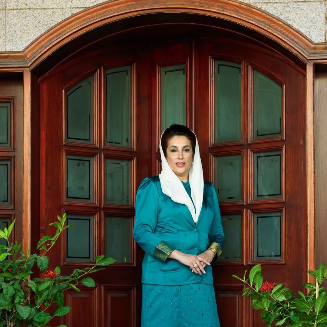Benazir Bhutto Former Prime Minister of Pakistan in National Dress 