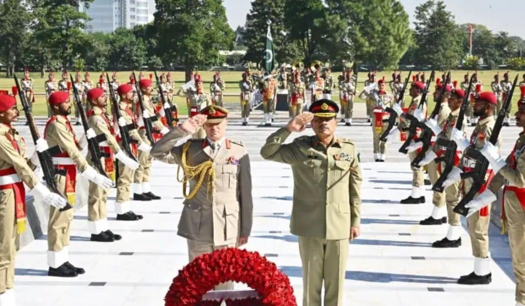 British Army Chief Meets COAS Munir to Discuss Strengthening Defence Cooperation