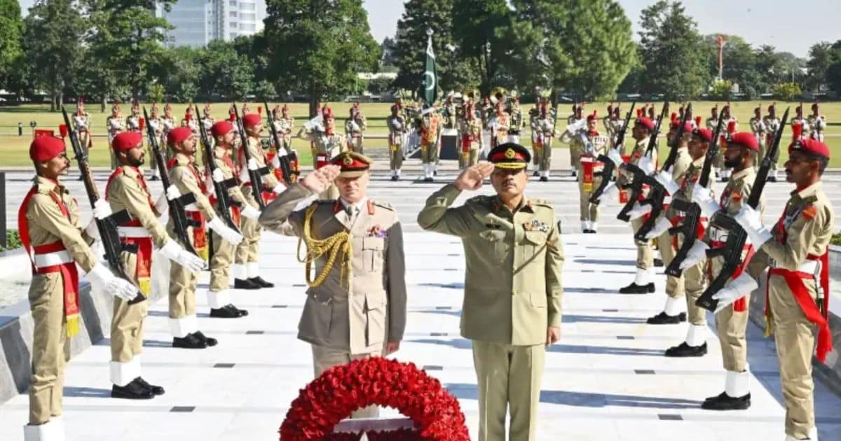 British Army Chief Meets COAS Munir to Discuss Strengthening Defence Cooperation