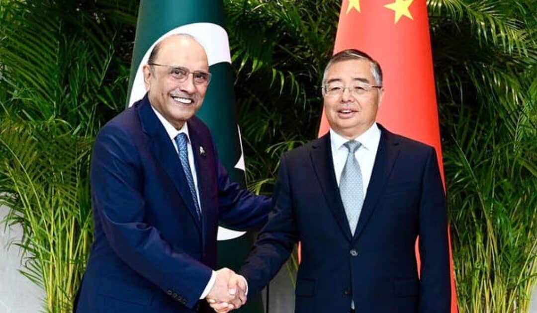 Chinese Vice President Praises Pakistan’s Role in Regional Peace During Meeting with Zardari