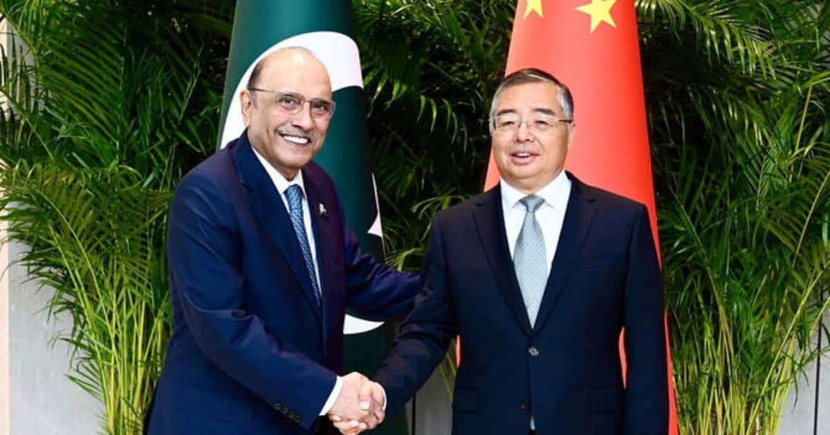 Chinese Vice President Praises Pakistan’s Role in Regional Peace During Meeting with Zardari