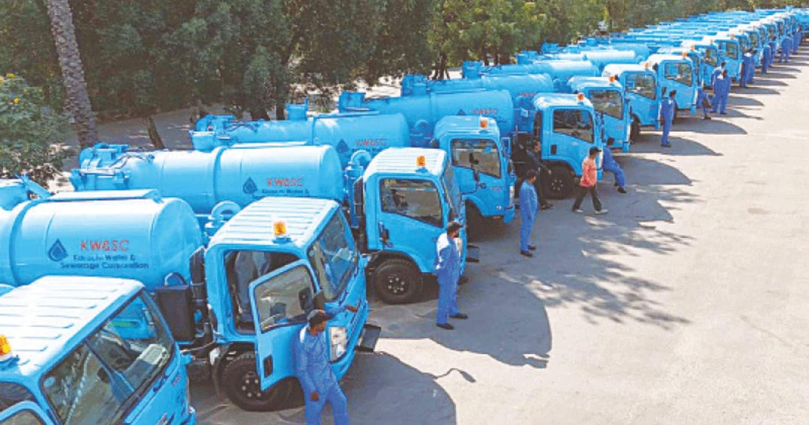 Karachi Water and Sewerage Corporation Adds 20 Suction Trucks, Lays Foundation for Police Station and EV Charging Station