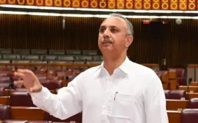 Omar Ayub Declared Proclaimed Offender in Protest Case; Aleema Khan Briefly Detained in Courtroom