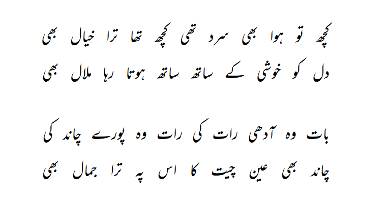 Parveen Shakir Poetry