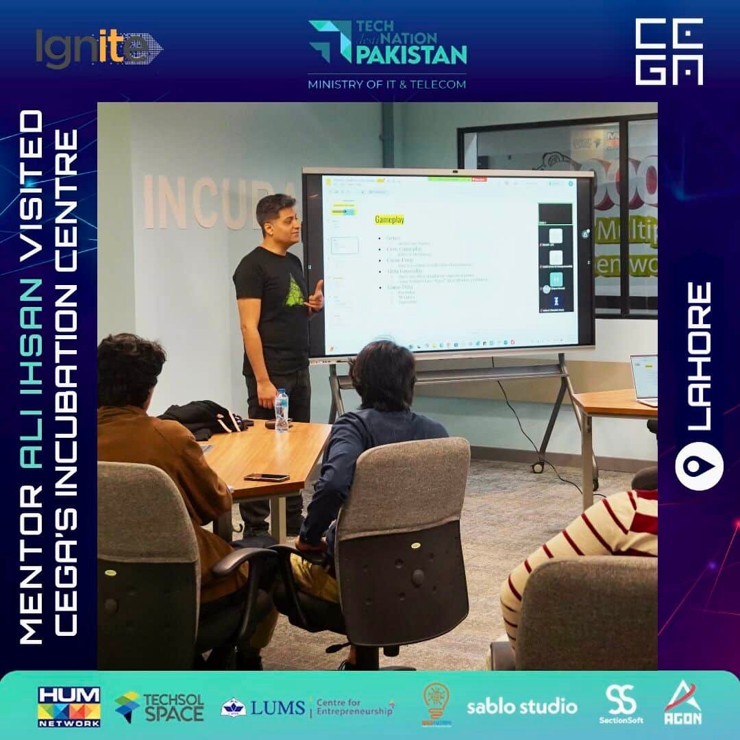  The image showcases a focused session at CEGA.