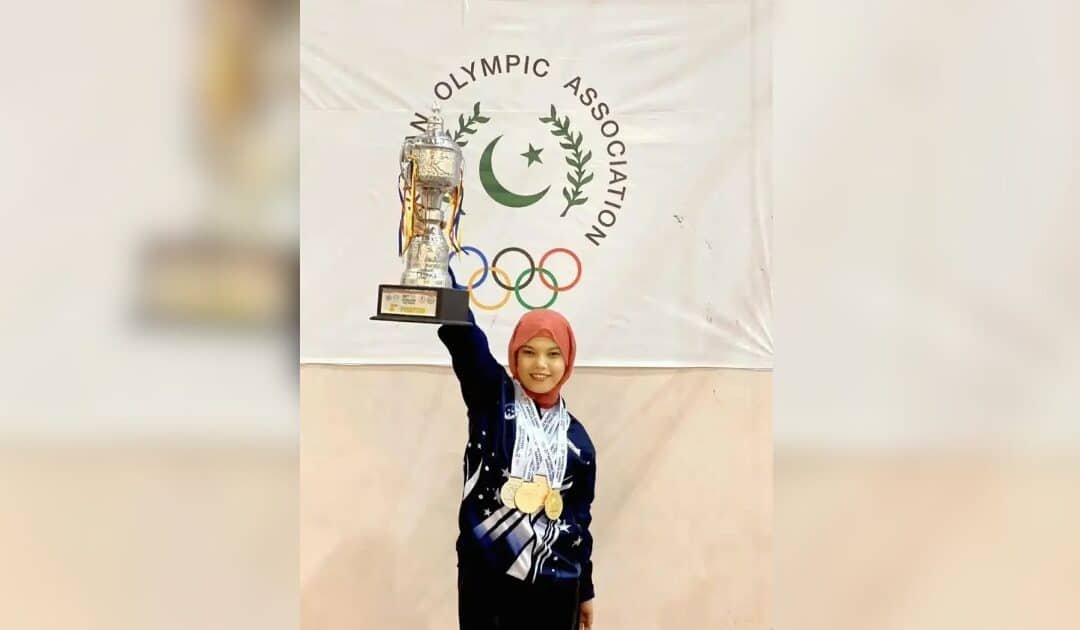 Banin Nasry Wins Gold at National Games, Eyes Olympic Debut for Pakistan