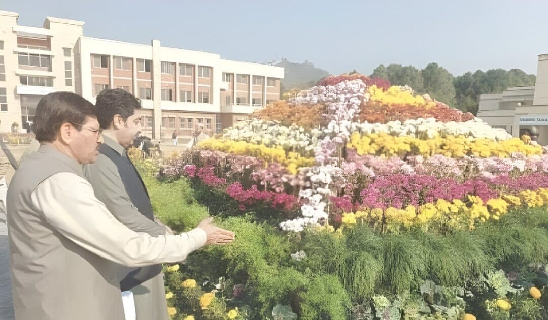 Bloom of Resilience: Malakand University’s Silver Jubilee Kicks Off with Symbolic Chrysanthemum Show