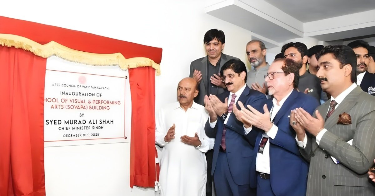 CM Murad Elevates Arts Council, Promises University Status for New Karachi School