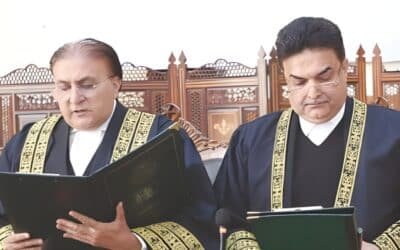 Justice Khalid Yousaf Chaudhary Sworn in as Judge of AJK Supreme Court