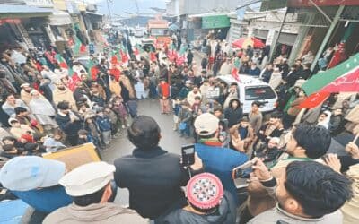 PTI Stages Protests in Peshawar and Other KP Districts Against Verdict in Toshakhana-II Case