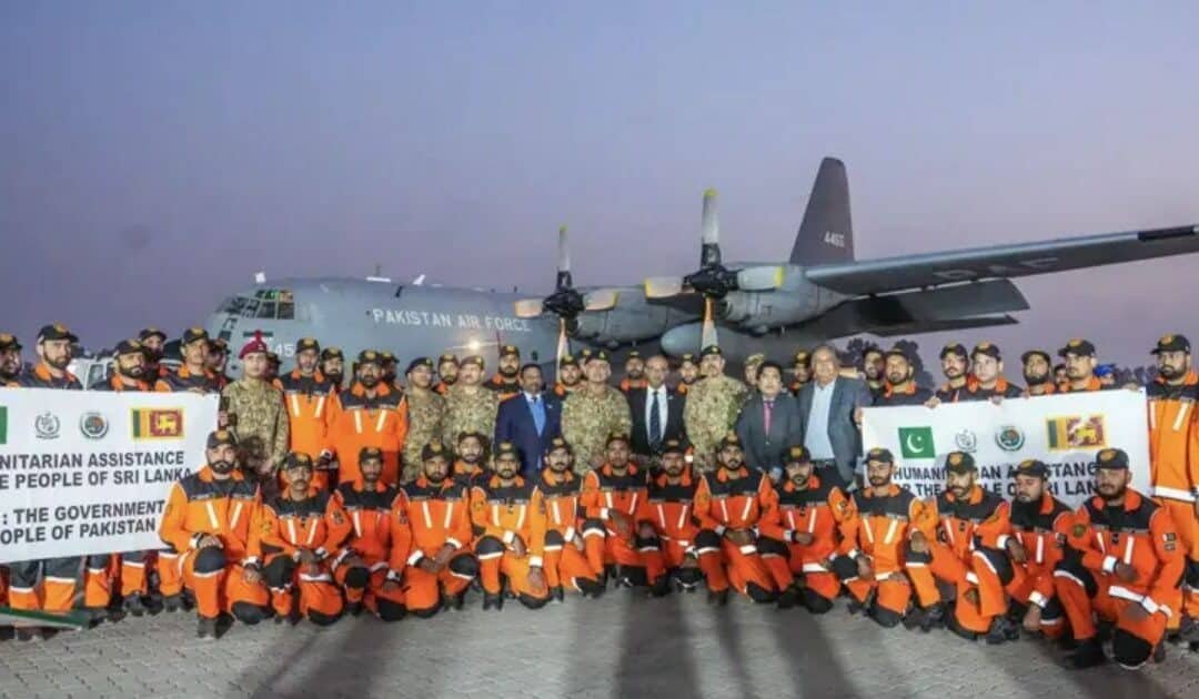 Pakistan Dispatches Urban Search and Rescue Team to Cyclone-Hit Sri Lanka