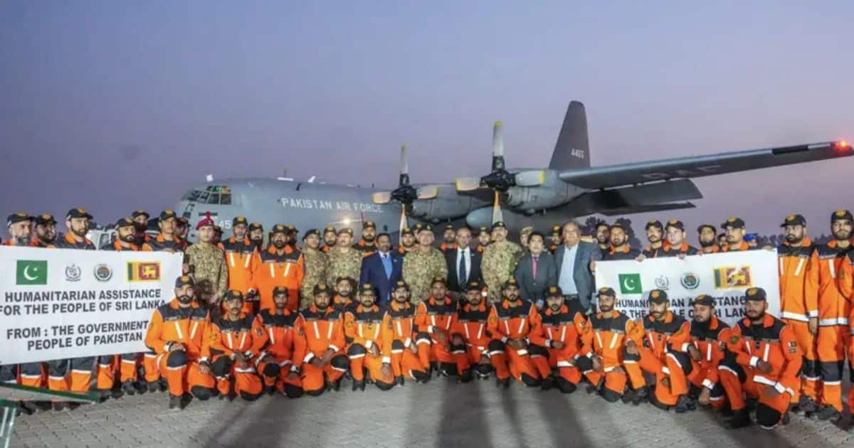 Pakistan Dispatches Urban Search and Rescue Team to Cyclone-Hit Sri Lanka
