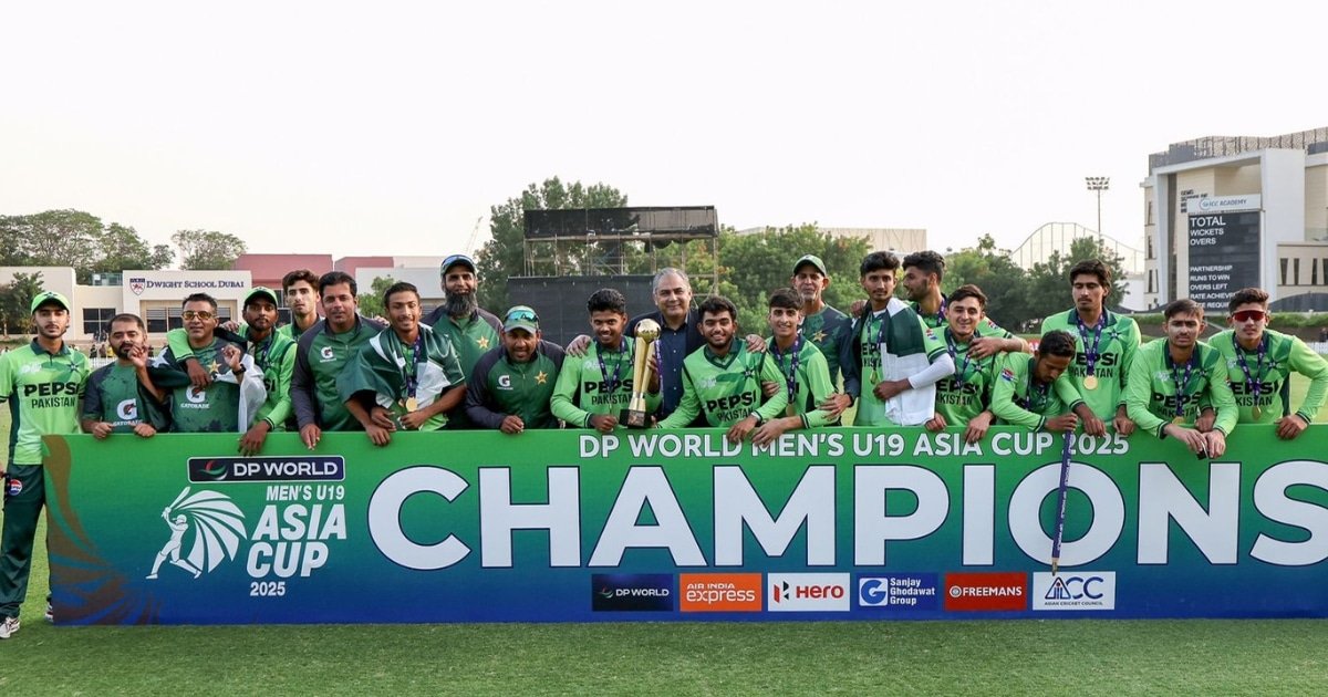 Pakistan Under-19 Team Clinches Asia Cup Title with Dominant Win Over India
