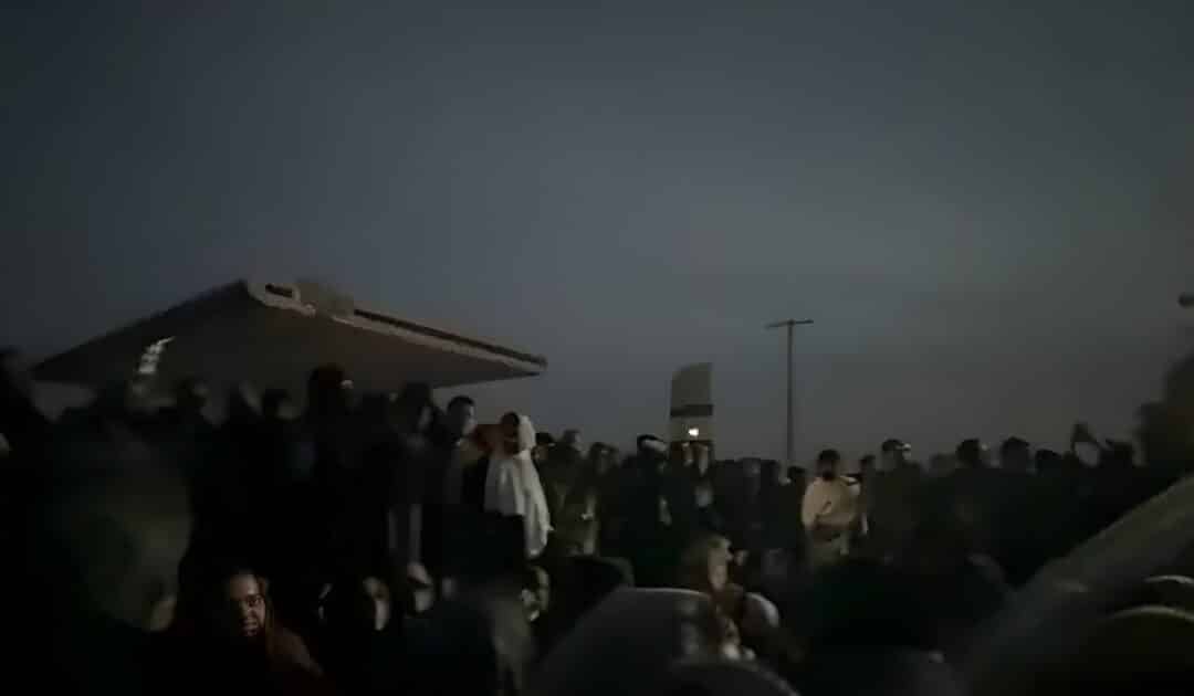 Water cannons again used to disperse PTI sit-in near Adiala jail