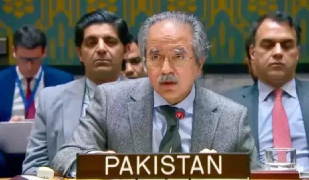 At UN, Pakistan voices hope for early normalisation in Iran, opposes external interference