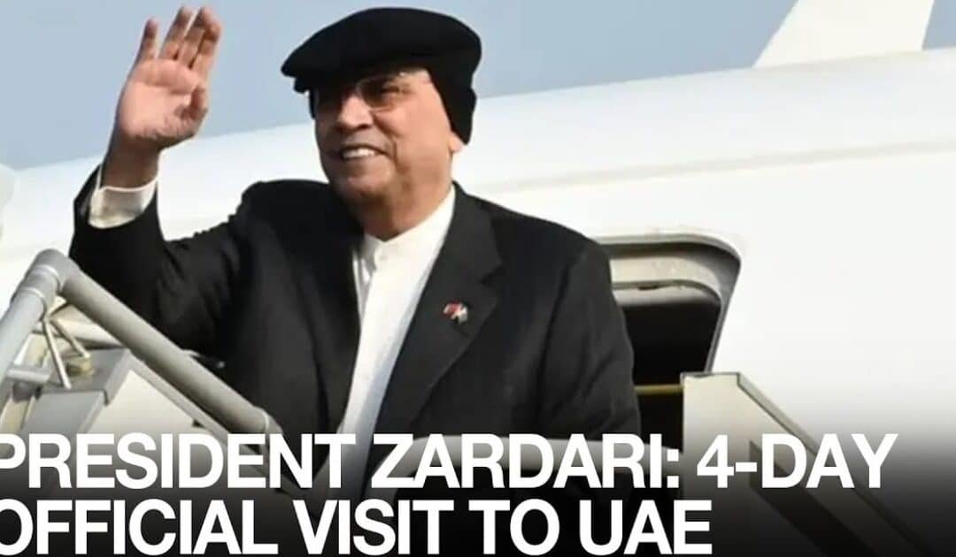 President Zardari Embarks on Four-Day Official Visit to UAE