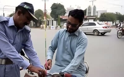 Punjab Govt Launches Campaign to Install Safety Rods on Motorcycles in Lahore Ahead of Basant