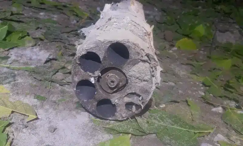 Under-construction house hit by rocket in Bannu’s Defence Colony