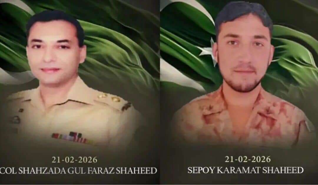 Lt. Col. Shahzada Gul Faraz Among Two Martyrs in Bannu Attack
