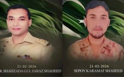Lt. Col. Shahzada Gul Faraz Among Two Martyrs in Bannu Attack