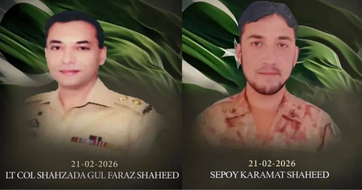 Lt. Col. Shahzada Gul Faraz Among Two Martyrs in Bannu Attack Lt. Col. Shahzada Gul Faraz Among Two Martyrs in Bannu Attack