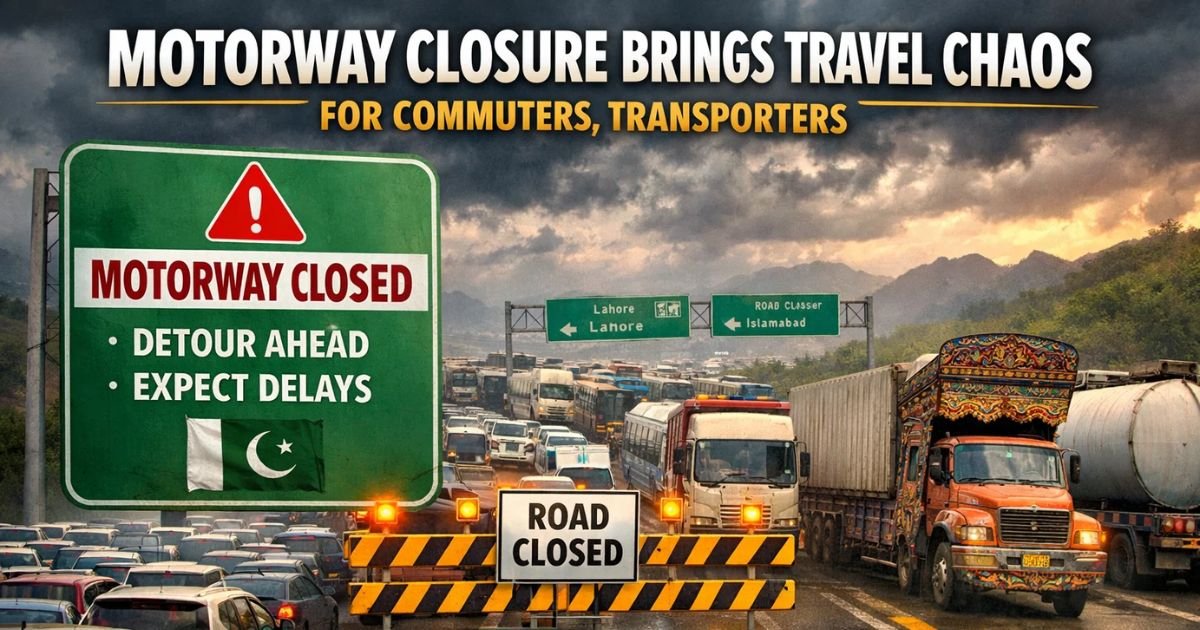 Motorway Closure Brings Travel Chaos for Commuters, Transporters