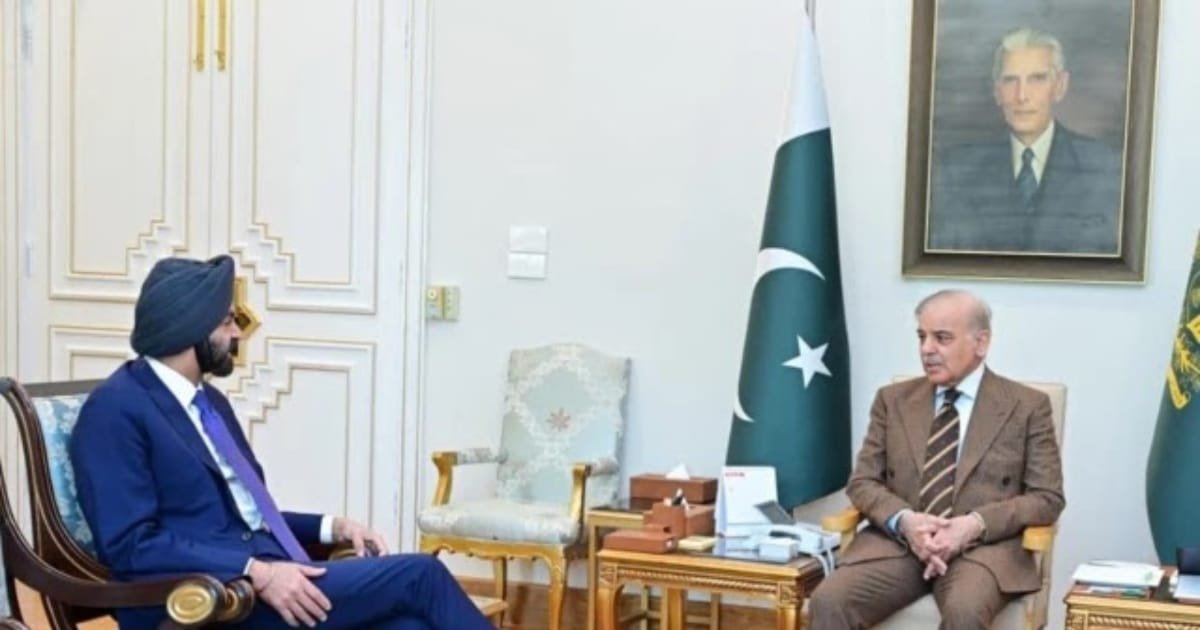 PM Shehbaz Holds Talks with World Bank President Ajay Banga