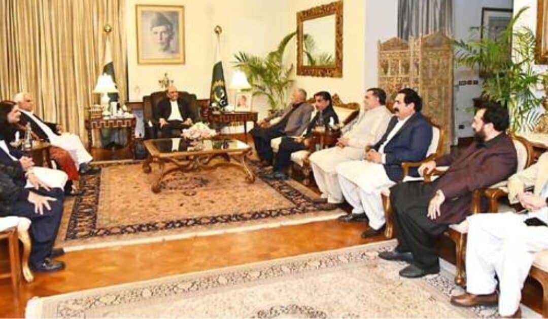 PPP Leaders from KP Discuss Security and Governance with President Zardari
