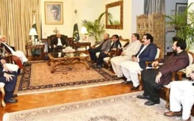 PPP Leaders from KP Discuss Security and Governance with President Zardari