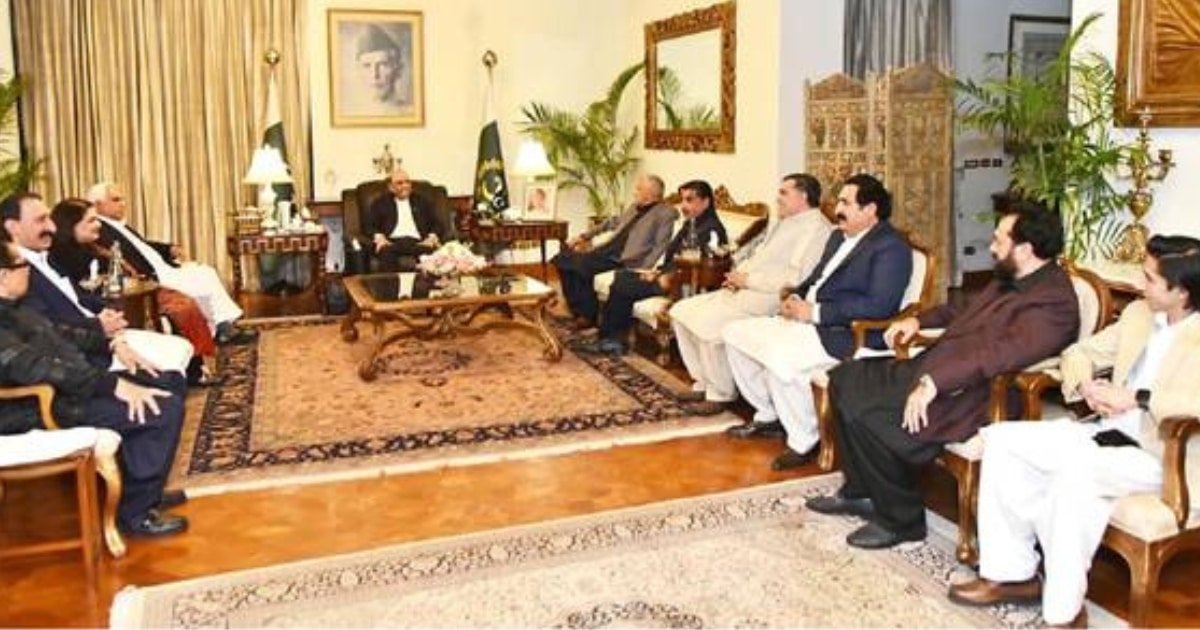 PPP Leaders from KP Discuss Security and Governance with President Zardari