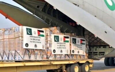 Pakistan Dispatches Another Humanitarian Aid Consignment to Gaza