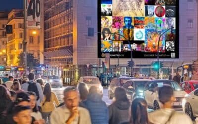 Rome’s LED Takeover: Warda Rana’s Digital Rebellion