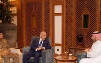 Field Marshal Asim Munir Meets MBS in Battle Dress