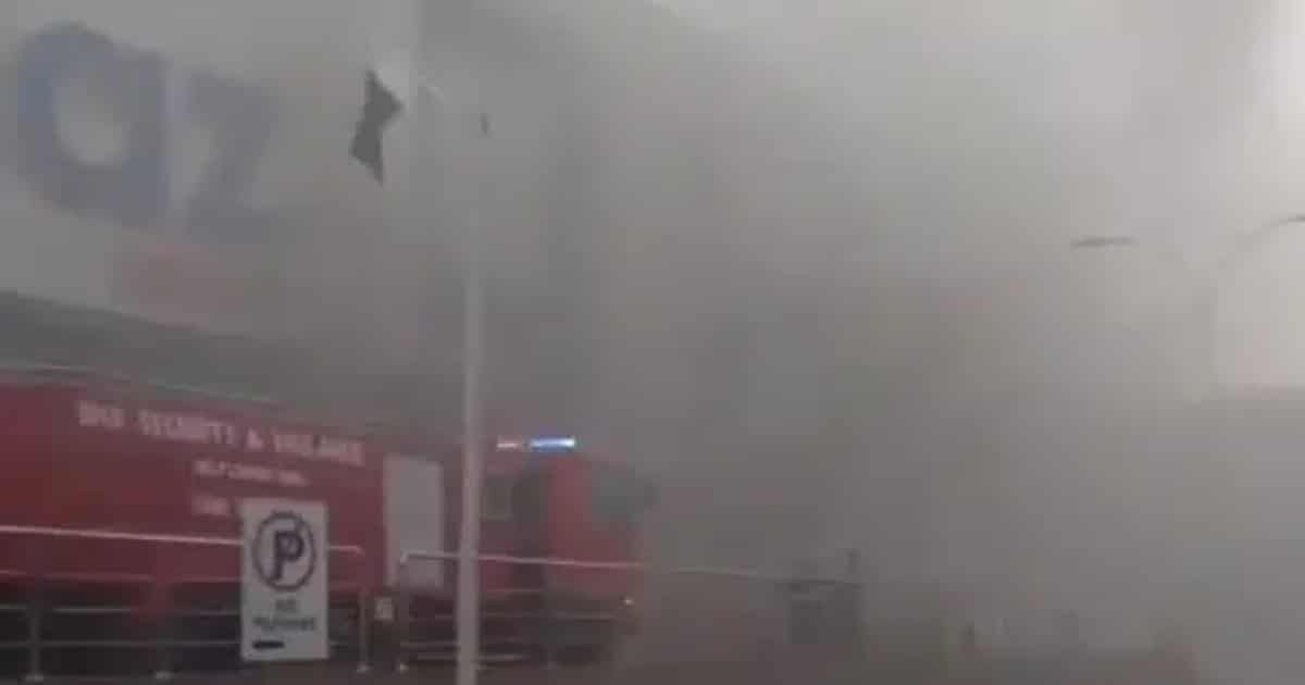 Fire at Zamzama Superstore Rescue Teams Battle Smoke in Basement