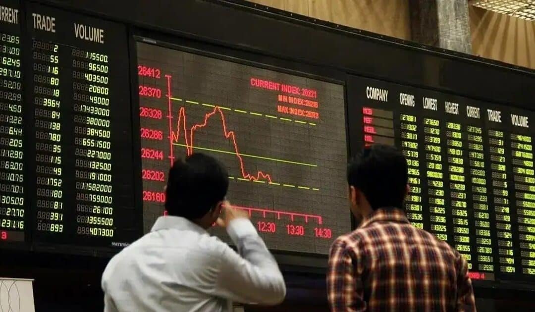 KSE-100 Index Down Over 13,000 Points as Geopolitical Jitters Grip Market