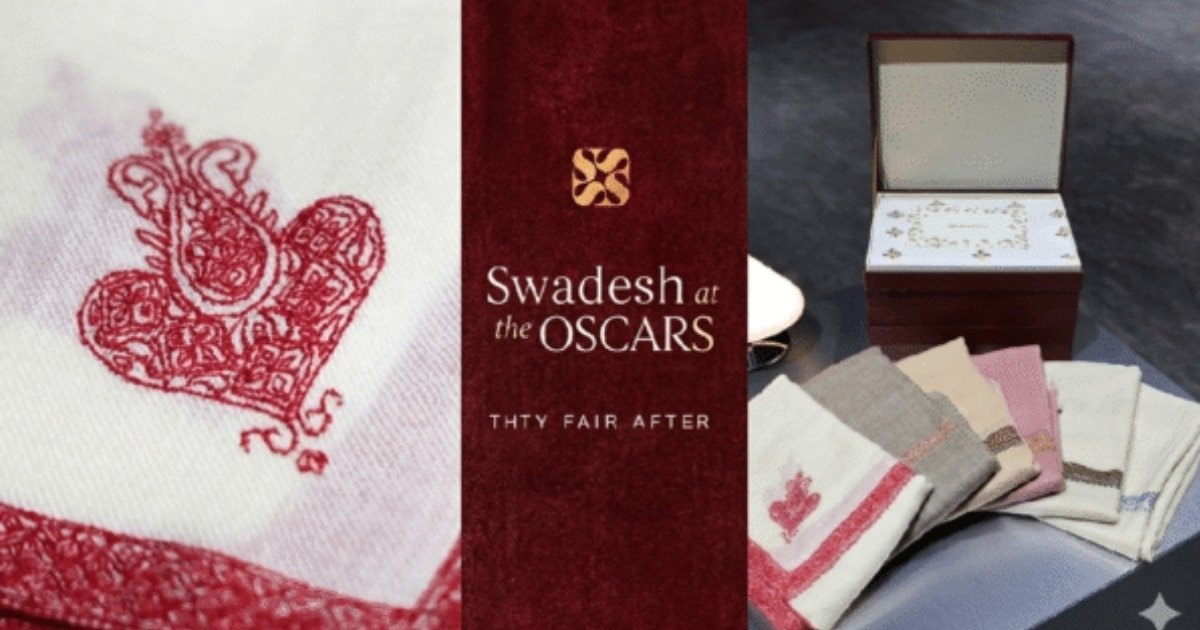 Kashmiri Gold in Hollywood Swadesh Brings the Pashmina to the Vanity Fair After-Party