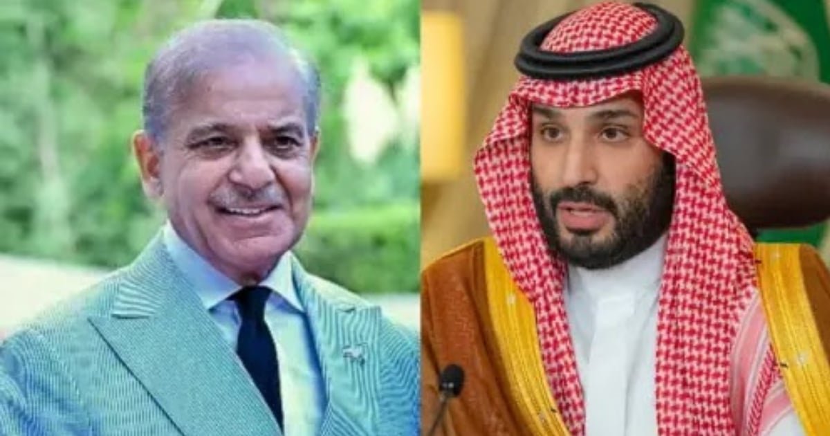 PM Shehbaz Hails Saudi Arabia’s Restraint, Stresses Urgent De-Escalation in Middle East Conflict