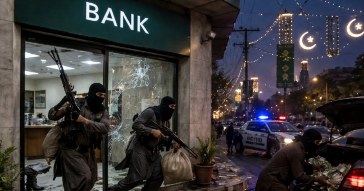Peshawar Bank Heist- Robbers Steal Rs210 Million in Gold and Cash on Eid Eve