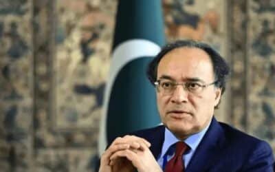 Finance Minister Aurangzeb Departs for IMF-WB Spring Meetings