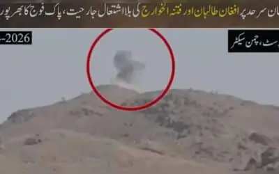 Security forces destroy Afghan Taliban posts in Chaman Sector