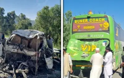 At least 16 killed, 07 injured in tragic Swat Motorway collision