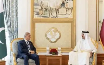 PM Shehbaz, Qatari counterpart coordinate on Middle East peace efforts