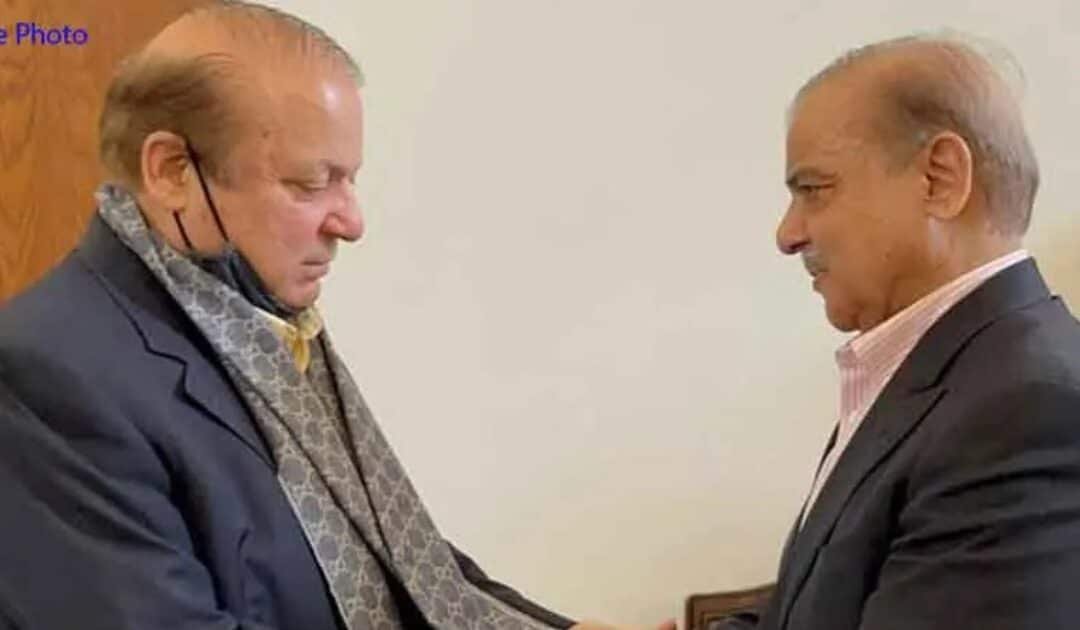 PM Shehbaz and Nawaz Sharif discuss regional peace efforts and economic relief 