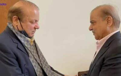 PM Shehbaz and Nawaz Sharif discuss regional peace efforts and economic relief