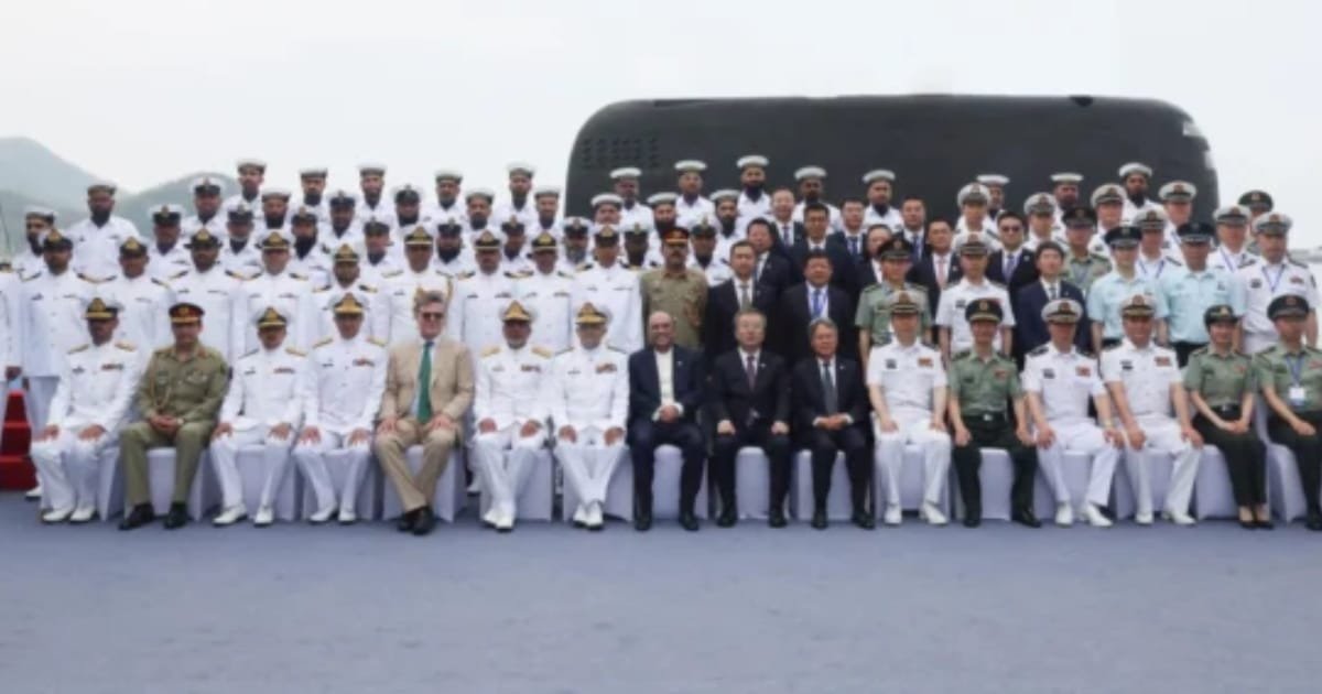  Pakistan commissions first Hangor-class submarine in China