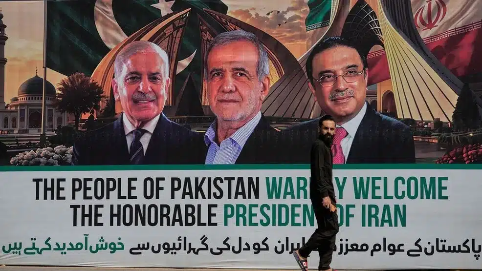 Iran President Pezeshkian arrives in Pakistan for crucial security talks