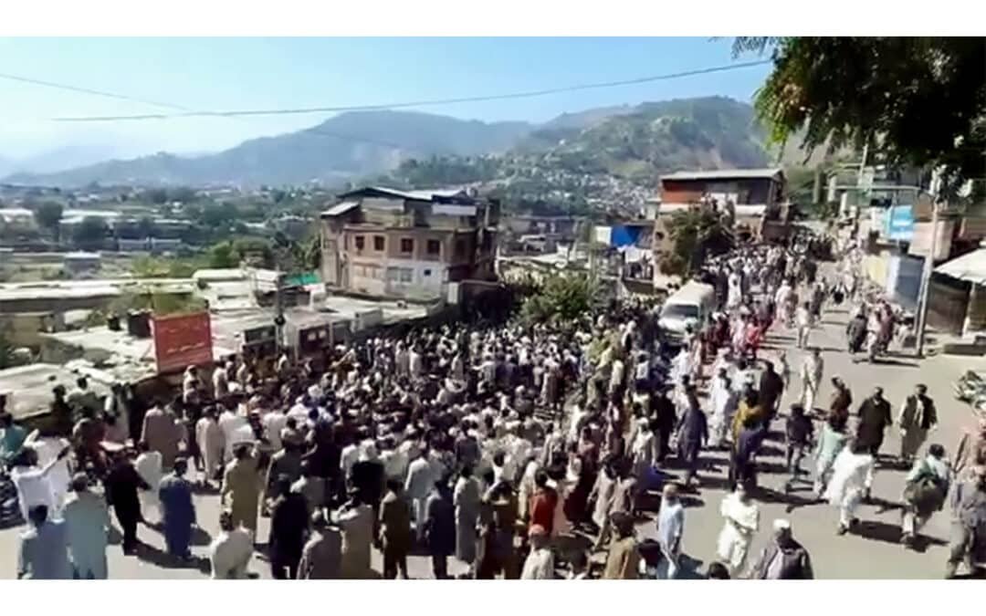 JAAC Protesters regroup in Rawalakot following brief overnight dispersal