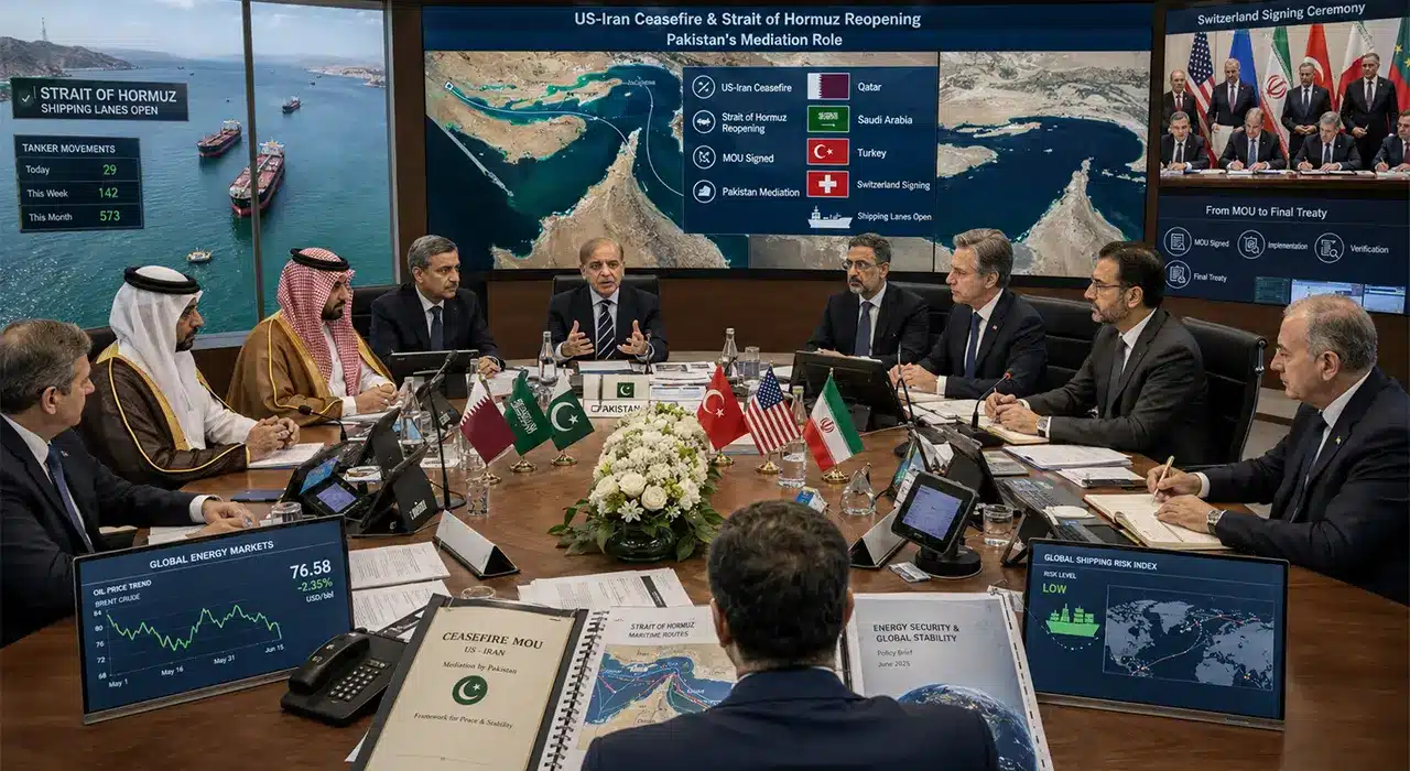 Pakistan-Brokered ‘Islamabad MoU’ Signed by US and Iran; Blockade Lifted, Hormuz Reopened