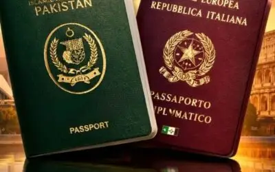 Pakistan and Italy sign an agreement to end visa rules for diplomatic passports